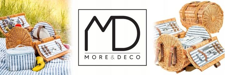 PLECIONY KOSZ PIKNIKOWY WIKLINOWY DLA 2 TERMOTORBA KOCYK IZOLACJA SZTUĆCE zdjęcie 8