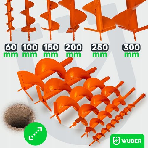 WIERTŁO DO ŚWIDRA ZIEMI WIERTNICY SPALINOWEJ ŚREDNICA 150 MM 15 CM na Arena.pl