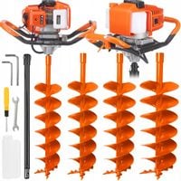 WIERTNICA SPALINOWA glebowa świder do gleby + wiertła GRYZZLY PRO 15/20/25