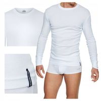 Podkoszulka z długim rękawem 100 % bawełna 2149 biała L