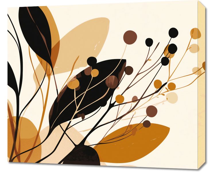 Obraz 70x60cm Jesienne Sylwety zdjęcie 1