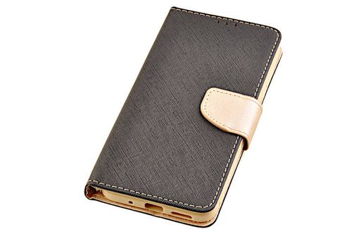 Etui portfel Fancy Case do Xiaomi Redmi 10C czarno-złoty na Arena.pl