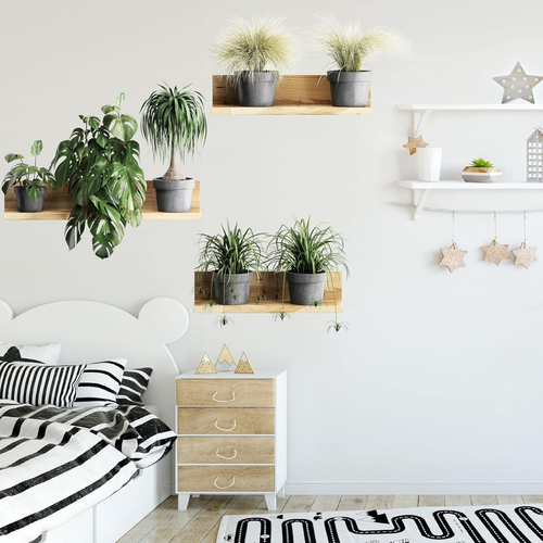 Naklejki ścienne rośliny 3D bonsai zestaw dekoracja salon na Arena.pl