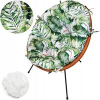 PODUSZKA NA FOTEL ŻYŁKOWY WODOODPORNA - liście zielone