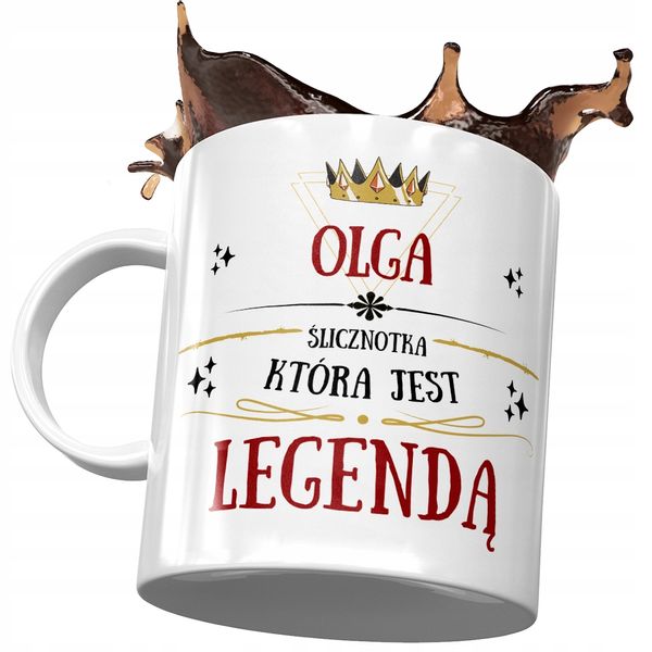Kubek Dla Olgi Dziewczyny Koleżanki Żony Prezent Z Nadrukiem Ze Zdjęciem zdjęcie 1