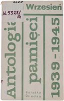 Rada Ochrony Pomników Walki I Męstwa Polski wrzesień Antologia Pamięci 1964