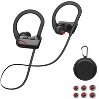 Słuchawki Bluetooth 5.3 Sportowe IPX7 Bas Stereo Czerwone