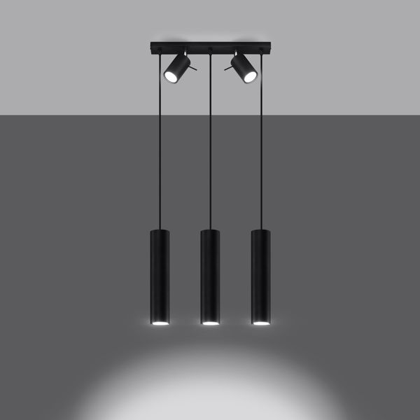 Lampa wisząca RING 3 czarny zdjęcie 3