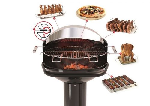 Grill węglowy Barbecook Optima Midnight na Arena.pl