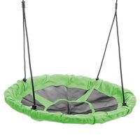 DUŻA HUŚTAWKA DLA DZIECKA W KOLORZE ZIELONYM