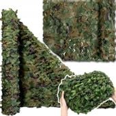 3X6M SIATKA MASKUJĄCA WOJSKOWA OGRODOWA PODWÓJNA WARSTWA KAMUFLAŻ