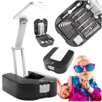 ZESTAW NARZĘDZI W Z LATARKĄ Z GRAWEREM PREZENT NA ŚWIETA DZIEŃ DZIADKA