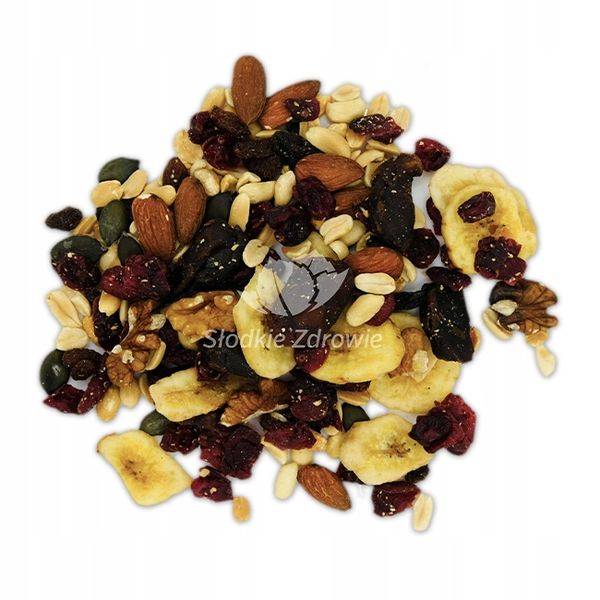 MIESZANKA STUDENCKA Z ŻURAWINĄ Mix orzechów, nasion i bakalii 1kg zdjęcie 2