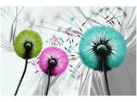 120CM 80CM OBRAZ ŚCIENNY KOLOROWE DMUCHAWCE