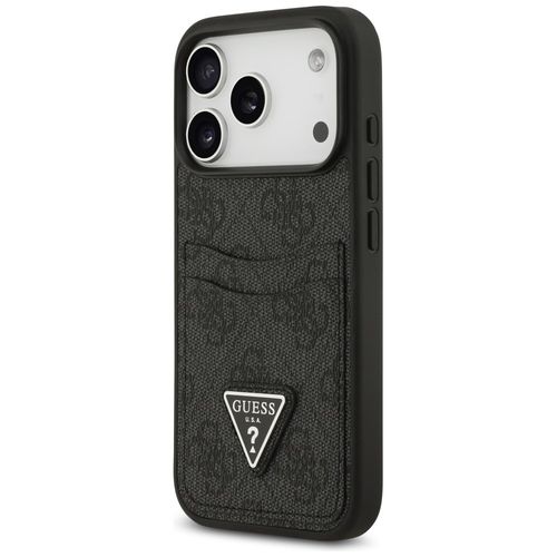 Etui Guess 4G Double Card Triangle do iPhone 17 Pro czarny na Arena.pl
