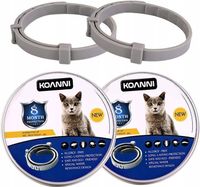 2x OBROŻA DLA KOTA NA PCHŁY KLESZCZE UNIWERSALNA Koanni