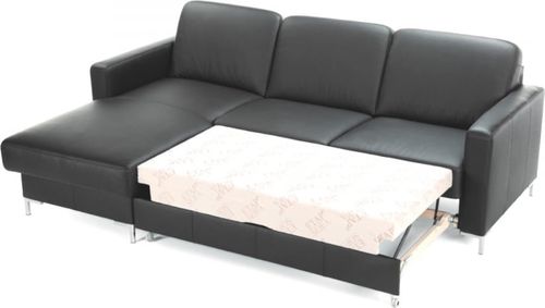 Narożnik Rozkładany Rogówka do Salonu Skóra Basic na Arena.pl