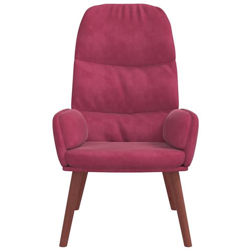 Fotel, winna czerwień, obity aksamitem na Arena.pl