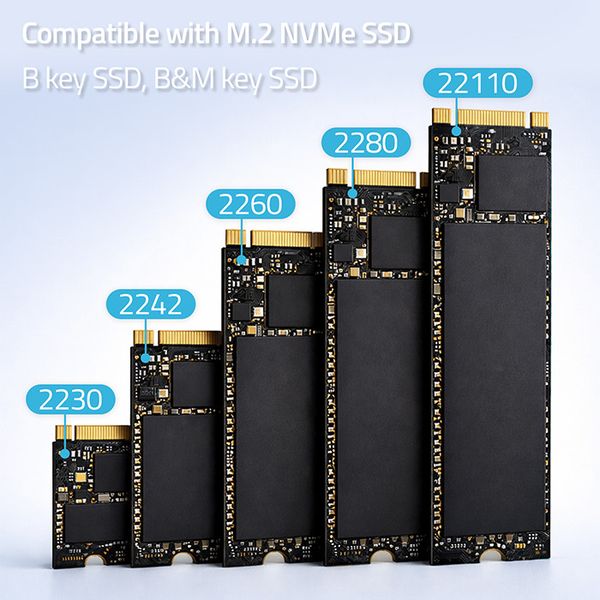 Qoltec stacja dokująca 2x M.2 NVMe USB-C zdjęcie 7