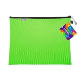 KOPERTA Z SUWAKIEM METALOWYM A4 36X27 CM ZIELONA TETIS