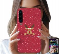 ETUI DO HUAWEI P30 - ŚWIĄTECZNY RENIFER MIKOŁAJ ŚWIĘTA +SZKŁO