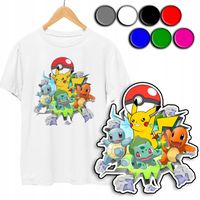 KOSZULKA DZIECIĘCA T-SHIRT Z NADRUKIEM - POKE.MON PIKA.CHU - M 134-140