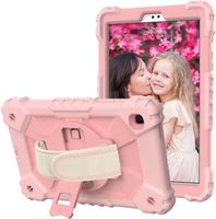 Etui do iPad 6/5 9.7” z Podstawką i Paskiem na Ramię Różowe