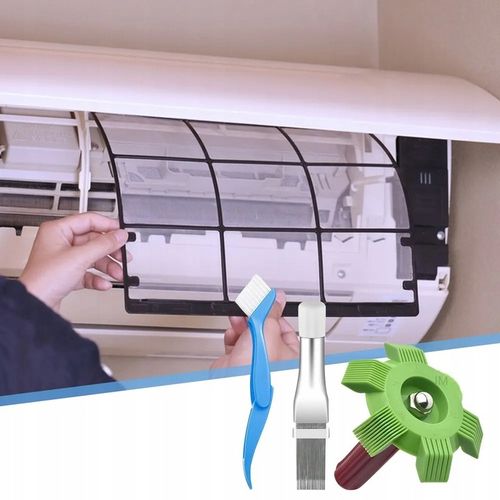 4szt ZESTAW SZCZOTEK GRZEBIENI DO CZYSZCZENIA KLIMATYZACJI SAMOCHODU na Arena.pl