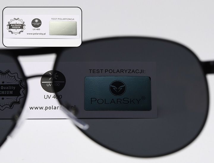 OKULARY Z POLARYZACJĄ UV400 AVIATOR POLARSKY zdjęcie 13