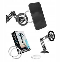 UCHWYT do SAMOCHODU na GPS z BLASZKAMI MAGNETYCZNYMI + Powłoki Przylepne