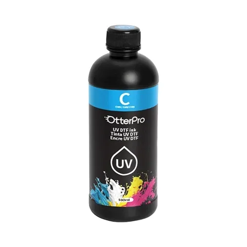 Tusz OtterPro UV DTF 500 ml - Cyan zdjęcie 1