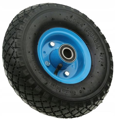 KÓŁKO DO WÓZKA TACZEK 3.0-4.0 260x85mm KOŁA KOŁO POMPOWANE 2PR MOCNE na Arena.pl