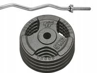 ZESTAW 26 kg OBCIĄŻENIE HAMMERTONE ŻELIWO Z GRYFEM ŁAMANYM LEKKO 120CM