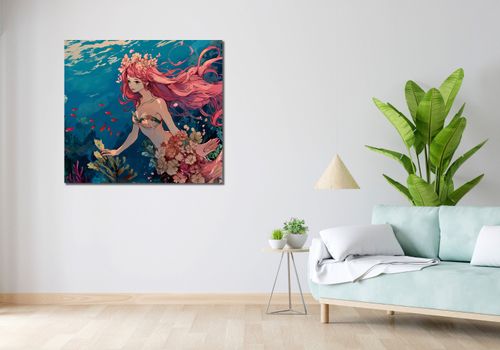 Obraz 100x90cm Nimfa Oceanu na Arena.pl
