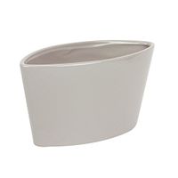 Osłonka Ceramiczna Malaga doniczka szara eco