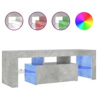 Szafka pod TV z oświetleniem LED, szarość betonu, 120x35x40 cm