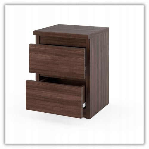 SZAFKA NOCNA Stolik 2 szuflady komoda Dąb Wenge nakastlik 30 CM do na Arena.pl