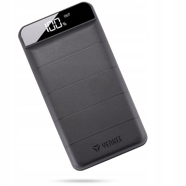 Powerbank Yenkee YPB 3010 2xUSB LCD Micro USB USB-C Lighting 30 000 mAh zdjęcie 6