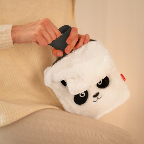 SOXO termofor pluszowy miś panda 1,8L na wodę w pokrowcu prezent dla niej na Arena.pl