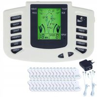 Elektrostymulator mięśni I nerwów MASAŻER TENS EMS stymulator ZESTAW XXL