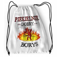 Plecak Dla Borysa Sportowy Szkolny Worek Torba Z Nadrukiem Ze Zdjęciem