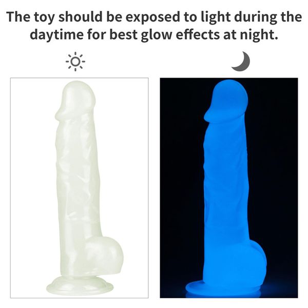 8.5'' Lumino Play Dildo zdjęcie 11
