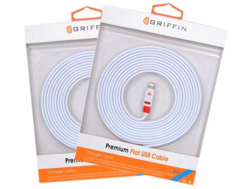 Oryg. kabel GRIFFIN do iphone apple lightning 3m na Arena.pl
