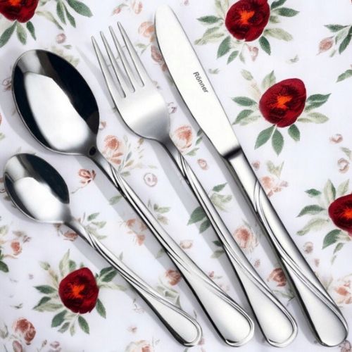 SZTUĆCE ZESTAW OBIADOWY KOMPLET 48 ELEMENTY DLA 12 OSÓB na Arena.pl