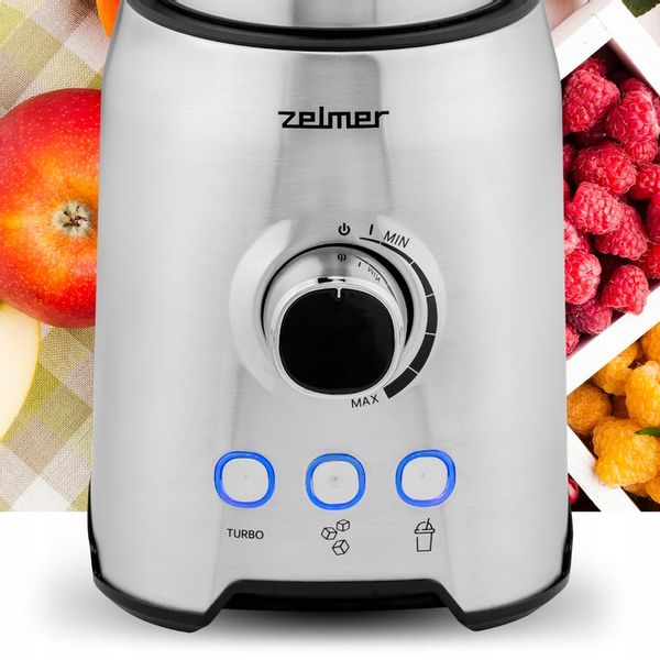 BLENDER KIELICHOWY ZELMER DO KOKTAJLI KRUSZY LÓD MIKSUJE SZKLANY 1200W zdjęcie 13