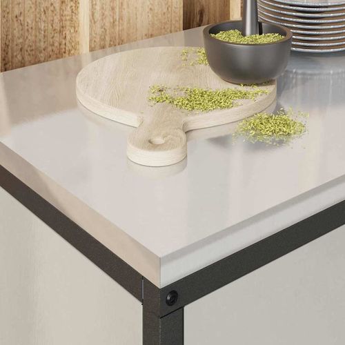 Szafka do przechowywania w kuchni Srebrny Stal nierdzewna na Arena.pl