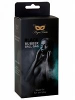 black ruby ball gag