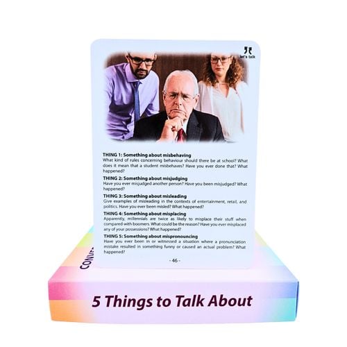 Karty Konwersacyjne - 5 Things to Talk About na Arena.pl
