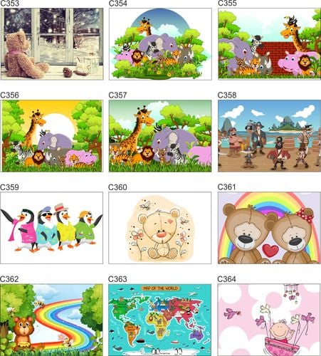 Fototapeta 3D dla dzieci koparki traktory 390x280 na Arena.pl