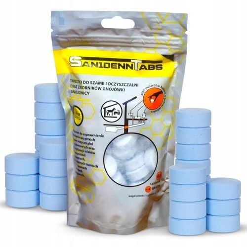 TABLETKI DO SZAMBA OCZYSZCZALNI BAKTERIE NA ROK SANIDENN TABS BIO na Arena.pl